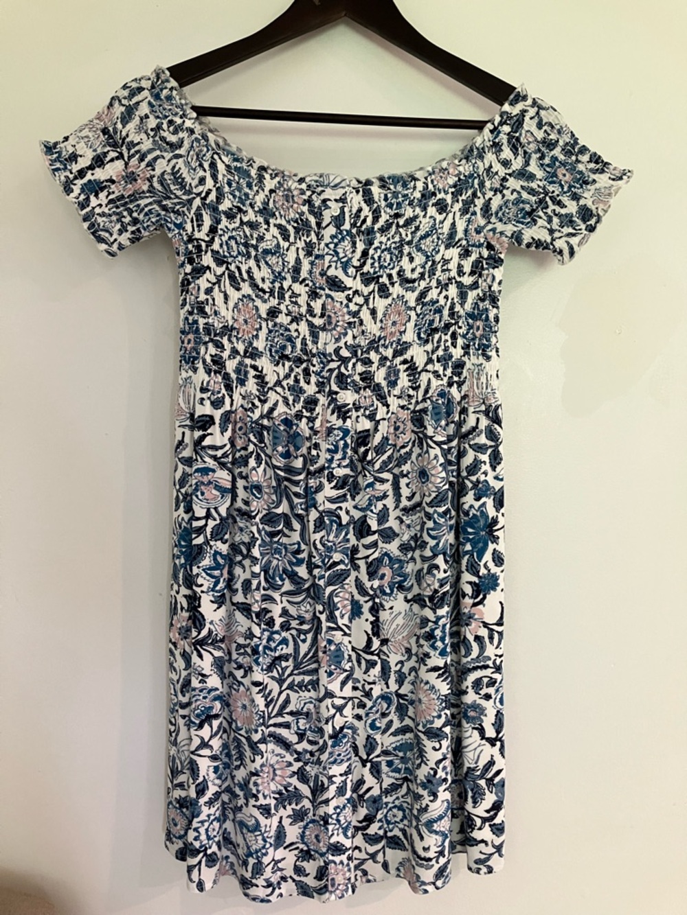 Abercrombie & Fitch Medium | Smocked Floral Off-Shoulder Sun Dress